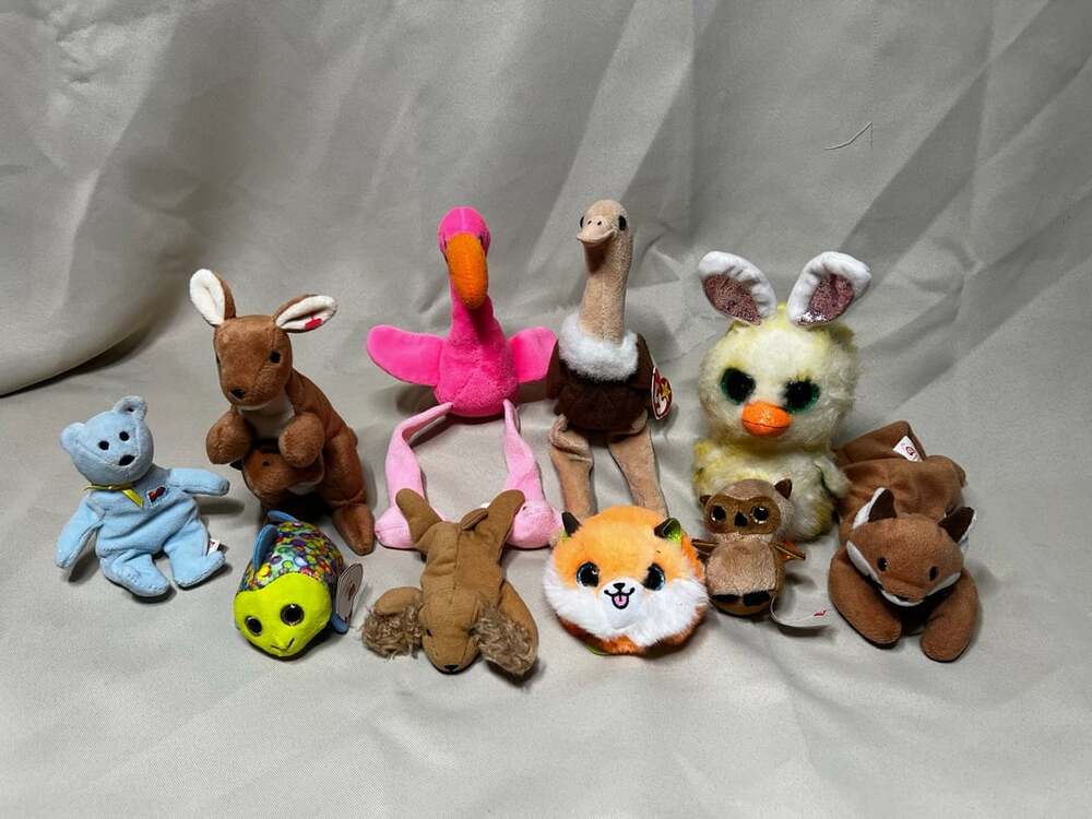 Ty Beanie Babies Plush Toy Collection Assorted Lot